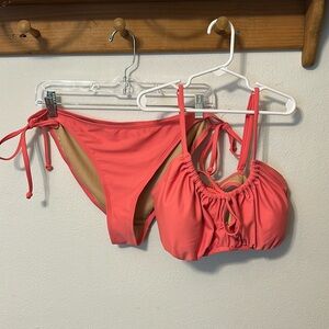 NWOT Old Navy Pink Bikini Size L / XL